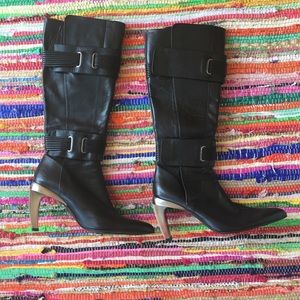 Diesel leather boots